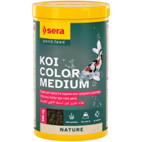 Barība dīķa zivīm - Sera KOI Color Medium, 1000ml (350g)