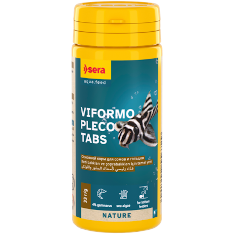 Barība tabletēs samiem - Sera Viformo Pleco Tabs 50 ml (33g)
