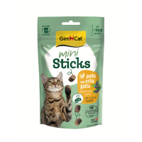 Gardumi kaķiem - GimCat Mini Sticks Chicken With Catnip 50g