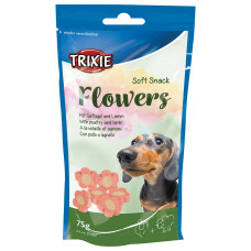 Gardums suņiem : Trixie Soft Snack Flowers 75g (light)