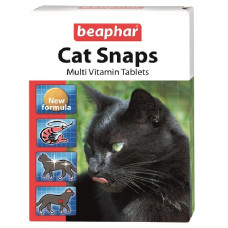 Vitamīnizēta papildbarība : Beaphar Cat Snaps, 75tab.