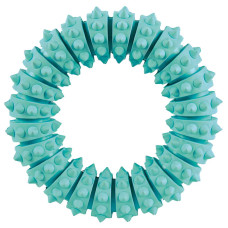 Rotaļlieta suņiem : Trixie Denta Fun ring, mint flavour, natural rubber, ø 12 cm