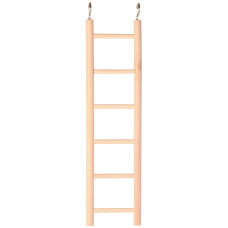 Aksesuārs putnu būriem : Trixie Wooden ladder, 6 rungs/28 cm