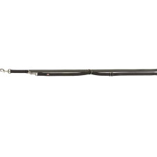 Pavada : Trixie Premium adjustable leash, neoprene padded, M–L: 2.00 m/20 mm, black/graphite