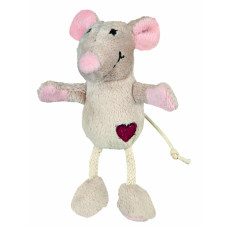 Rotaļlieta kaķiem : Trixie Mouse, plush, 11 cm, beige