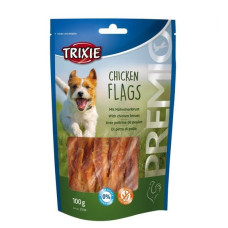 Gardums suņiem : Trixie Premio Dog Snack Chicken Flags, 100g