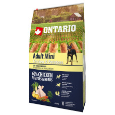 Корм для собак - Ontario Dog Adult Mini Chicken and Potatoes, 6,5kg