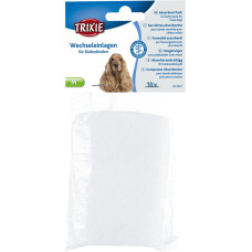 Ieliktnīši : Trixie Pads for belly band for male dogs, M, 10 gab.